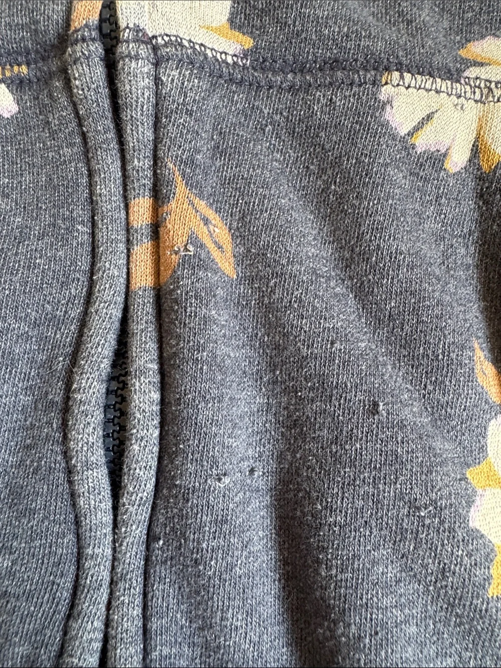 OshKosh B'gosh Navy Floral Zip Hoodie